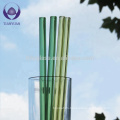 China's largest supplier Colored heat resistance glass pipe 3.3 Borosilicate Clear Glass Straw w